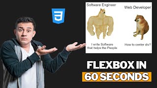 CSS Flexbox in 60 Seconds [upl. by Terrene]