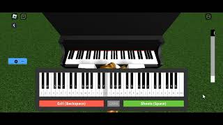 3008 Friday Theme  Roblox Piano Sheets [upl. by Euqirdor]