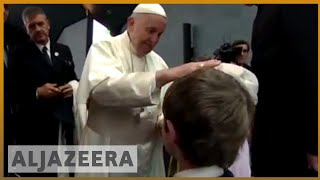 Church official urges Pope to resign over abuse coverup  Al Jazeera English [upl. by Ymmik]