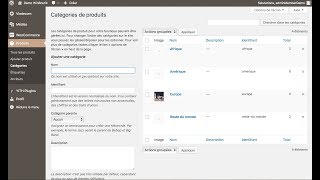 Categorie produits woocommerce Wordpress [upl. by Attiuqihc775]