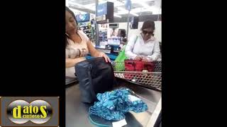 TENDERAS y FARDERAS atrapadas ROBANDO 👉 LADRONAS hacían de las suyas en SUPERMERCADOS ✅ infraganti [upl. by Linette222]