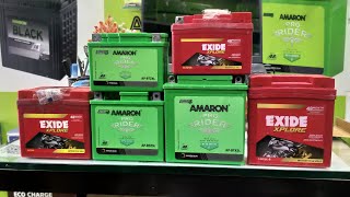 EXIDE OR AMARON BIKE BATTERY [upl. by Thibault950]