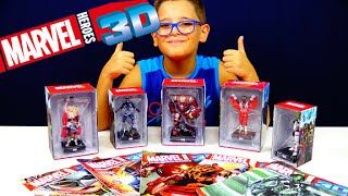 MARVEL HEROES 3D COLLEZIONE UFFICIALE  Leo Toys [upl. by Anelac584]