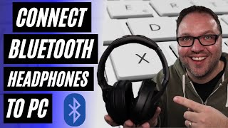 How to Connect Bluetooth Headphones to PC  Windows 10 🎧 [upl. by Kisung]