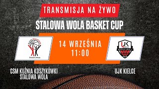 CSM Kuźnia Koszykówki Stalowa Wola  UJK Kielce 14092024 [upl. by Coco270]