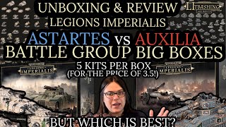 Legions Imperialis Battle Groups Unboxing and Review  which is better [upl. by Eolc]