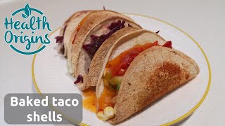 How to make taco shells from tortillas [upl. by Hseyaj886]