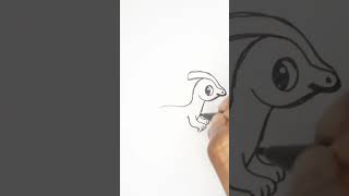 HOW TO DRAW PACHYCEPHALOSAURUS  DINOSAUR ART TUTORIAL [upl. by Nnylharas]