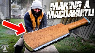 Modern Macuahuitl with Saw Teeth  Destroys Everything [upl. by Awra317]