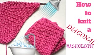 How to knit a WASHCLOTH very easy  TeoMakes [upl. by Royce]