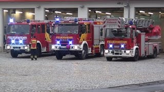 ALARMIERUNG  ALARMFAHRTEN Gefahrgutübung SaaleOrlaKreis Pößneck [upl. by Adnawyt784]