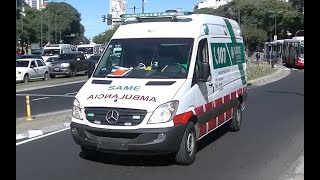 Ambulancia Psiquiátrica del SAME en emergencia [upl. by Hazelton]