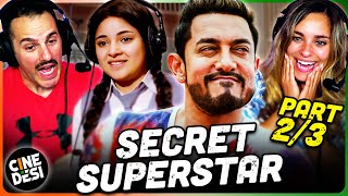 SECRET SUPERSTAR Movie Reaction Part 23 Zaira Wasim  Meher Vij  Aamir Khan  Raj Arjun [upl. by Maighdlin]