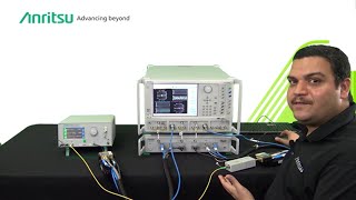 Anritsu 110 GHz Optoelectronic Network Analysis system ONA solution [upl. by Ayekehs304]