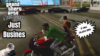 FUGA FRENÉTICA DE UMA CILADA 🏍️  GTA San Andreas [upl. by Atina312]