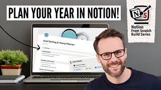 Goal Setting In Notion Your Yearly Review Guide amp Build Tutorial 2023 [upl. by Triplett]