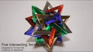 Five Intersecting Tetrahedra Thomas Hull [upl. by Prisca]