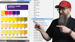 How to update the Pantone Colour Book Swatches in Adobe Illustrator Photoshop and InDesign [upl. by Alodee206]