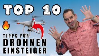 TOP 10 🔥 Drohnen Tipps für Anfänger [upl. by Germano827]