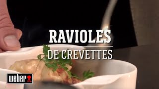 Ravioles de crevettes  Les recettes de la Grill Academy [upl. by Bernetta]