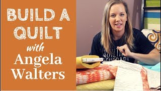 Build a Quilt with Angela Walters  A Block of the Month That You Can Customize [upl. by Reede]