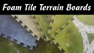 Interlocking Foam Tile Terrain Boards Overview [upl. by Alleciram]