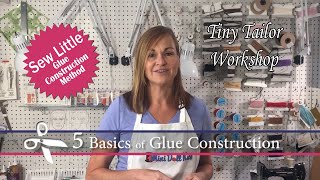 5 Basics for Making Miniature Doll Clothes with Glue  Tiny Tailor Workshop [upl. by Ateuqirne752]