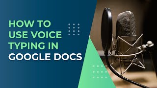 How to use Voice Typing in Google Docs [upl. by Amsirp262]