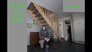 comment poser un escalier droit [upl. by Esilec]