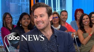 Armie Hammer shares hilarious trick to deter telemarketers [upl. by Ocirderf247]