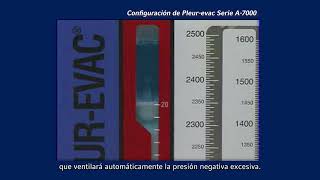 Video de configuración del sistema de drenaje torácico de la unidad Pleurevac™ A7000 [upl. by Zipnick471]