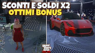 VENDITA CASSE SOLDI X2 SCONTI OTTIMI E SOLDI DOPPI SU GTA ONLINE AGGIORNAMENTO SETTIMANALE [upl. by Attej]