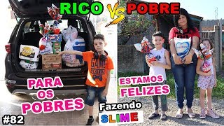 RICO VS POBRE FAZENDO AMOEBA  SLIME 82 [upl. by Trebreh]