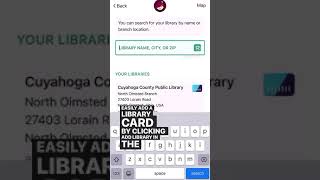 📚 Did you know Add multiple library cards in the Libby app [upl. by Maurine781]