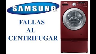 Fallas al centrifugar lavadoras samsung [upl. by Ynneg976]