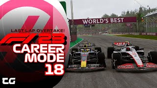 LAST Lap OVERTAKE In IMOLA  F1 23 Driver Career Mode Part 18 [upl. by Anhoj]