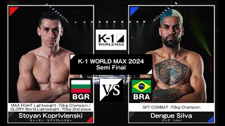 Stoyan Koprivlenski VS Dengue Silva  FULL FIGHT  K1 WORLD MAX  Jul07 2024 [upl. by Navanod537]