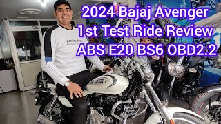 2024 Bajaj Avenger cruise 220 bs6 E20 Test Ride Review Booked the bike immediately after [upl. by Wey514]