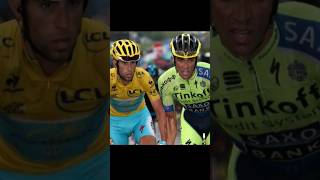 Nibali VS Contador ciclismo cycling tourdefrance [upl. by Ahsilem]