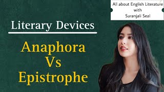 Anaphora VS Epistrophe I Literary Devices I Figures of Speech I English Literature [upl. by Odlopoel]