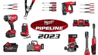 NEW Milwaukee Tools from Pipeline 2023  Impact Wrenches Pliers M12 Ratchets and MORE [upl. by Ynttirb]