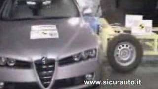 Alfa 159 crashtest [upl. by Sidky659]