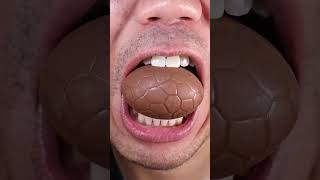 BIG Chocolate Egg Crack ASMR 🥚🍫 ChocoEgg SatisfyingCrack [upl. by Sartin]