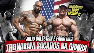 JULIO BALESTRIN E FABIO GIGA TREINARAM SACADOS NA GRINGA [upl. by Aihseyn658]