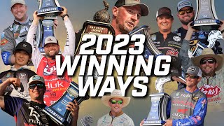 2023 Bassmaster Winner Circle 10 tournament winners [upl. by Nesyrb]