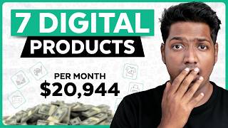 7 Digital Product Ideas Using AI to Make Passive Income 💰20944Month [upl. by Hyland]