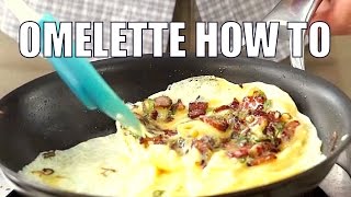 How to Cook an Omelette Brunch Buffet Omelette Station BenjiManTV [upl. by Naillig]