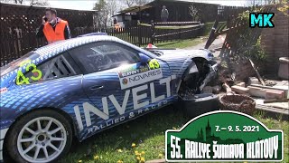 Rallye Šumava Klatovy 2021 CrashAction [upl. by Almeeta]