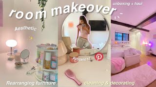 EXTREME ROOM MAKEOVER  TOUR 2023 aesteticpinterest inspired [upl. by Kilian]