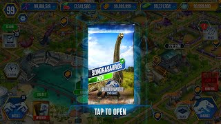 SONORASAURUS PACK TOURNAMENT UNLOCK SONORASAURUS JURASSIC WORLD THE GAME [upl. by Asseralc]